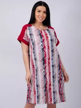 Жен. халат "Анастасия" Красный р. 50