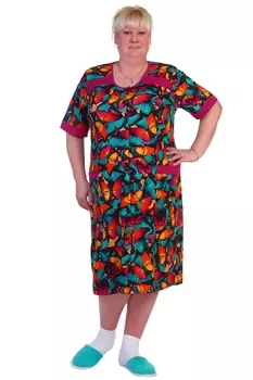 Жен. халат арт. 16-0289 Изумрудный р. 60