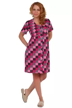 Жен. халат арт. 16-0384 Малина р. 46