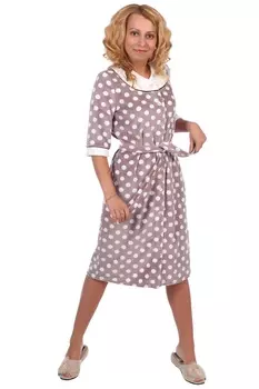 Жен. халат арт. 16-0400 Какао р. 56