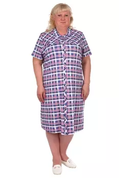 Жен. халат арт. 16-0402 Сиреневый р. 72