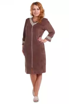 Жен. халат арт. 16-0404 Какао р. 52