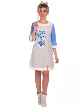 Жен. халат "арт. 16-0468 Голубой" р. 46