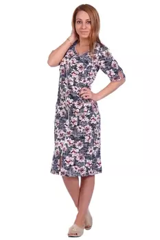 Жен. халат арт. 16-0504 Сухая роза р. 58