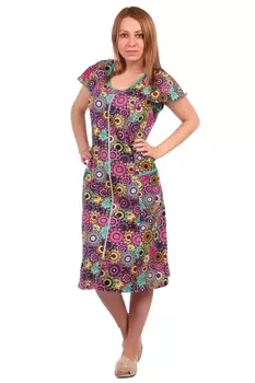 Жен. халат арт. 16-0531 Зеленый р. 48