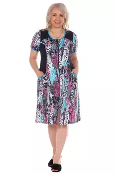 Жен. халат "арт. 16-0548 Бирюза" р. 54