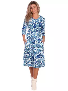 Жен. халат арт. 16-0633 Голубой р. 54