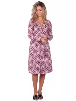 Жен. халат арт. 16-0658 Розовый р. 46