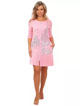 Жен. халат "арт. 16-0735 Розовый" р. 54