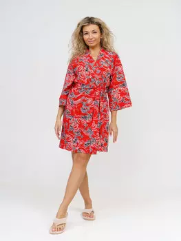 Жен. халат "арт. 16-0920 Красный" р. 46