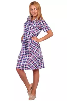 Жен. халат арт. 17-0048 Сиреневый р. 74
