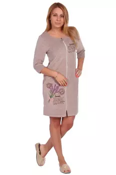 Жен. халат арт. 17-0071 Кофейный р. 60