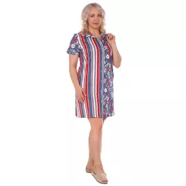 Жен. халат "арт. 17-0109 Красный" р. 52