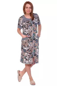 Жен. халат арт. 17-0111 Индиго р. 50