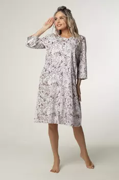 Жен. халат "арт. 17-0390 Кофейный" р. 48