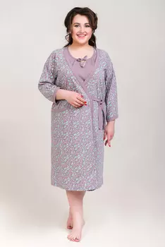 Жен. халат "арт. 19-0170 Лиловый" р. 48