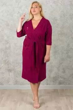 Жен. халат "арт. 19-0680 Винный" р. 48