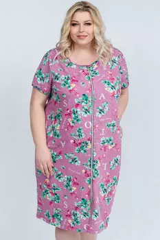 Жен. халат арт. 19-0759 Пепельная роза р. 52