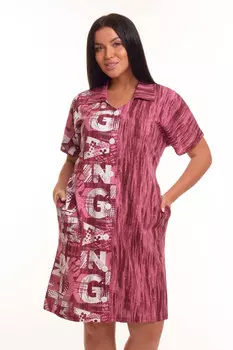 Жен. халат арт. 23-0159 Бордовый р. 50