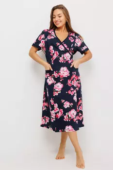 Жен. халат арт. 23-0566 Чернильный р. 56