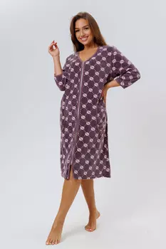 Жен. халат "арт. 23-0574 Сухая роза" р. 60