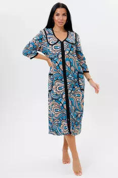 Жен. халат арт. 23-0671 Голубой р. 54