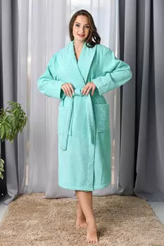 Жен. халат "Банный Ментоловый" р. 48