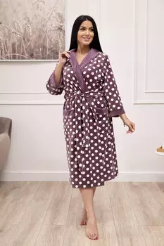 Жен. халат "Делма" Лиловый р. 54