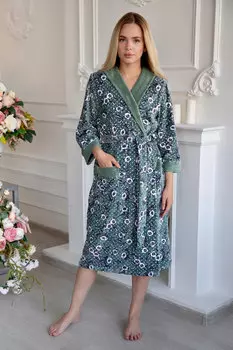 Жен. халат "Делма" Зеленый р. 54