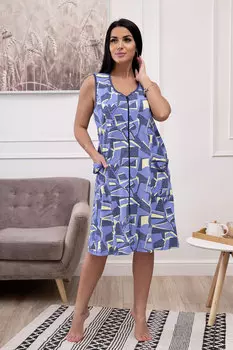 Жен. халат "Джерси" Синий р. 44