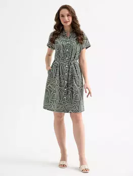 Жен. халат "Фантазия" Зеленый р. 56