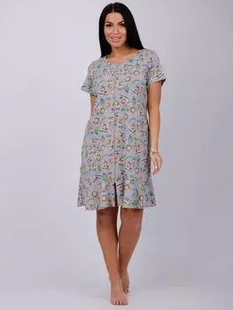 Жен. халат "Гаечка" Серый р. 44