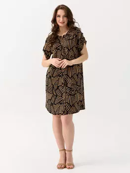 Жен. халат "Графика Чернильный" р. 52