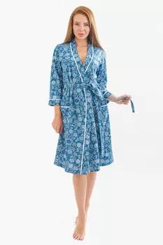 Жен. халат "Иней" Бирюзовый р. 60
