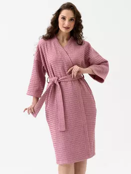 Жен. халат "Кимоно" Сухая роза р. 50