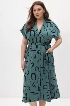 Жен. халат "Классик" Хаки р. 54