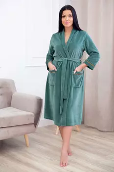 Жен. халат "Клеопатра" Зеленый р. 50