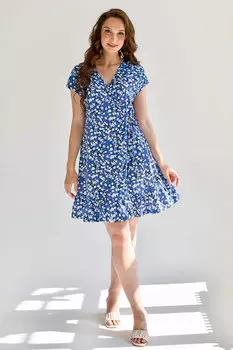 Жен. халат "Ландыш" Индиго р. 46