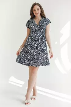 Жен. халат "Ландыш" Синий р. 50