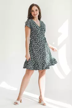 Жен. халат "Ландыш" Зеленый р. 52