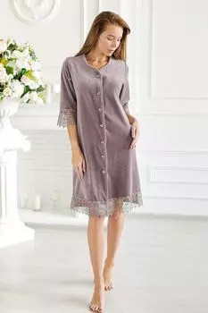 Жен. халат "Локко" Кофейный р. 54