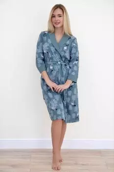 Жен. халат "Морозко Зеленый" р. 58