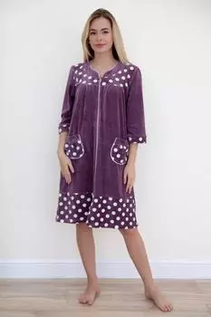 Жен. халат "Сабрина" Фиолетовый р. 62
