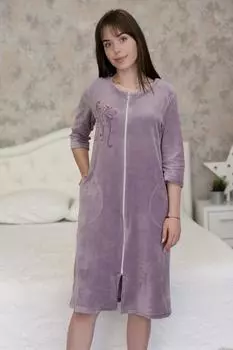 Жен. халат "Урсула" Лиловый р. 60