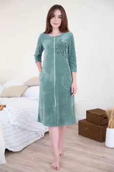 Жен. халат "Урсула" Зеленый р. 52