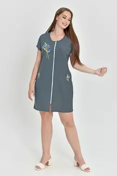 Жен. халат "Василиса" Графит р. 54