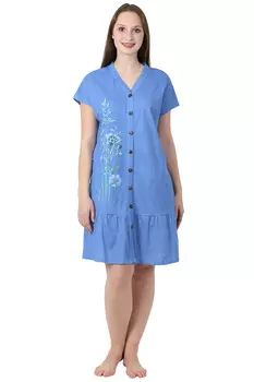 Жен. халат "Василёк" Голубой р. 40