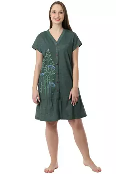 Жен. халат "Василёк" Зеленый р. 42