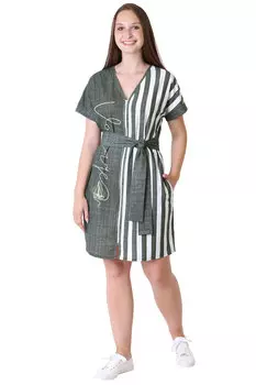 Жен. халат "Вояж" Зеленый р. 52