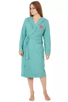 Жен. халат "Ягода-малинка" Зеленый р. 52